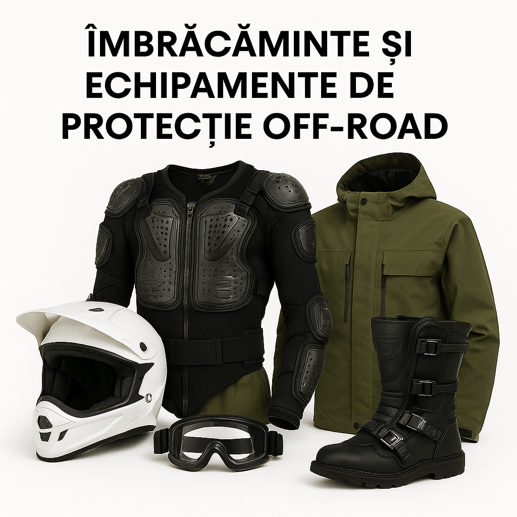 Îmbrăcăminte și echipamente de protecție off-road mănuși, jachete și accesorii.
